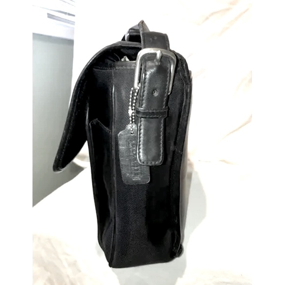 Coach Vintage Leather & Nylon Briefcase 5105 Mens - Picture 3 of 13